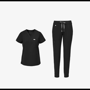 Figs - Zamora Joggers + Catarina (Black)